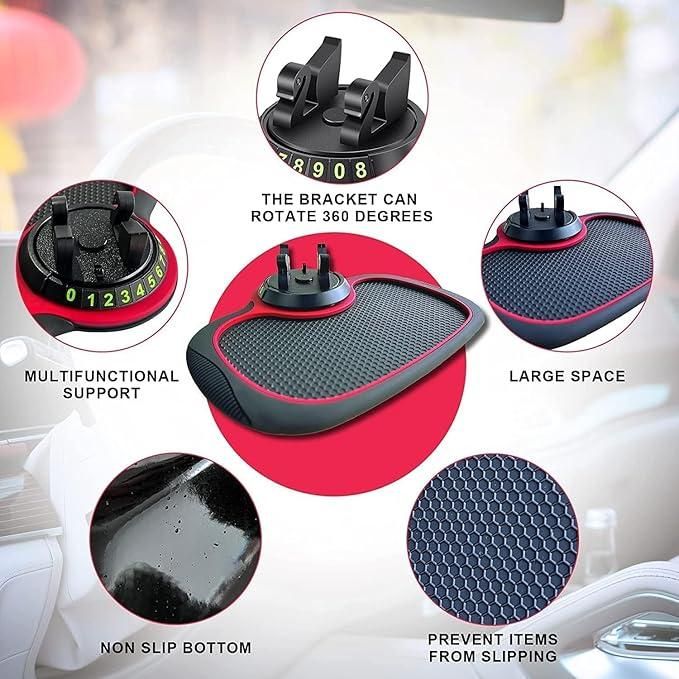 Anti-Slip Car Dashboard Mat – Reusable, Residue-Free Grip for Your Essentials