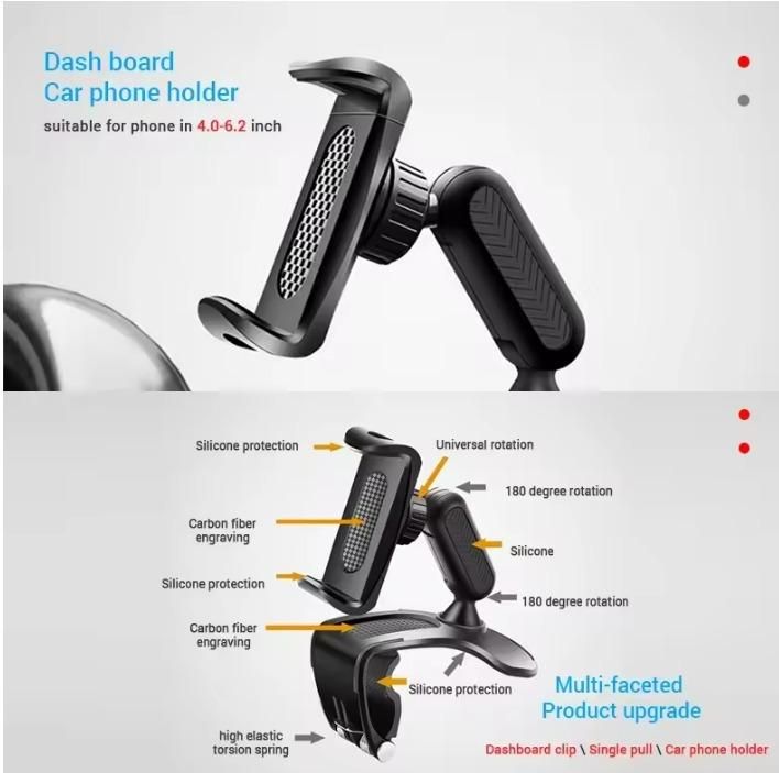 Versatile, Adjustable Mount Phone Holder 360 Free Rotation