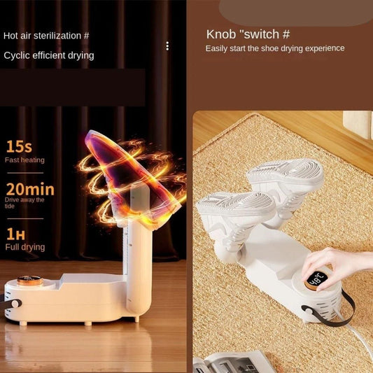 Quick Drying-Foldable Electric Shoe Dryer